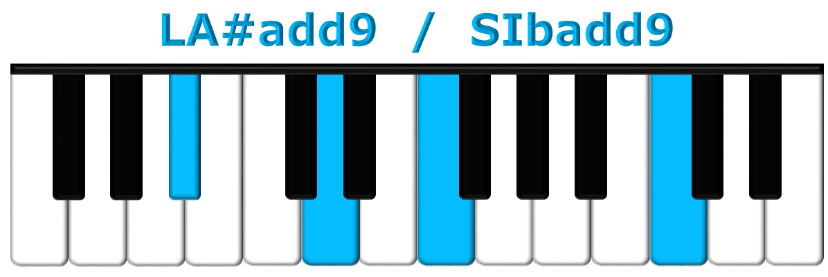 LA#add9 piano