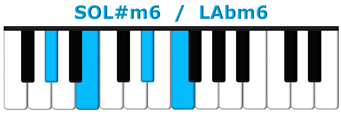 SOL#m6 piano