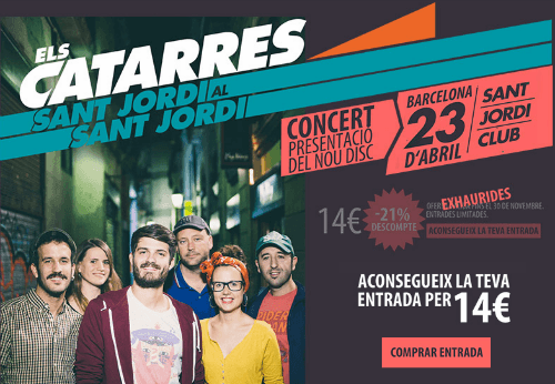 Els Catarres, per Sant Jordi al Sant Jordi